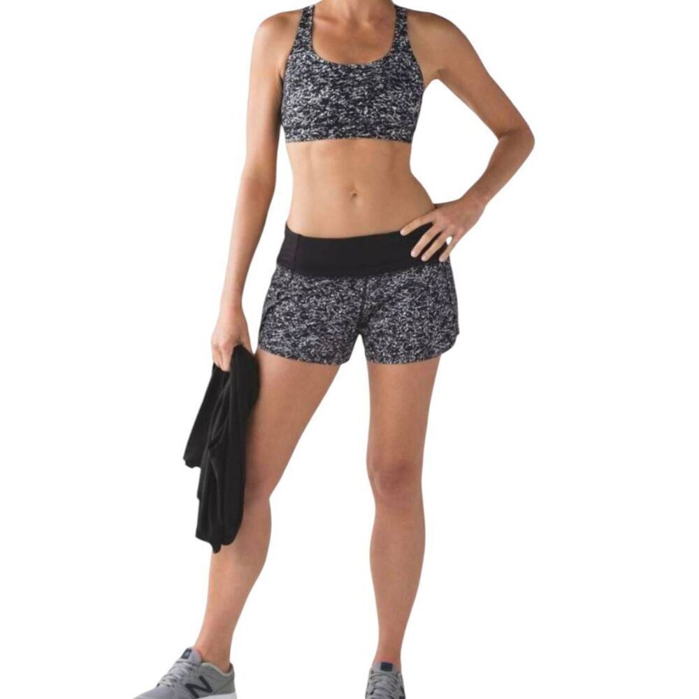 LULULEMON ATHLETICA Run Times Short (4') Size 6